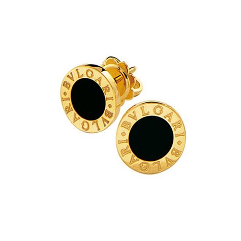 bvlgari stainless steel earrings.